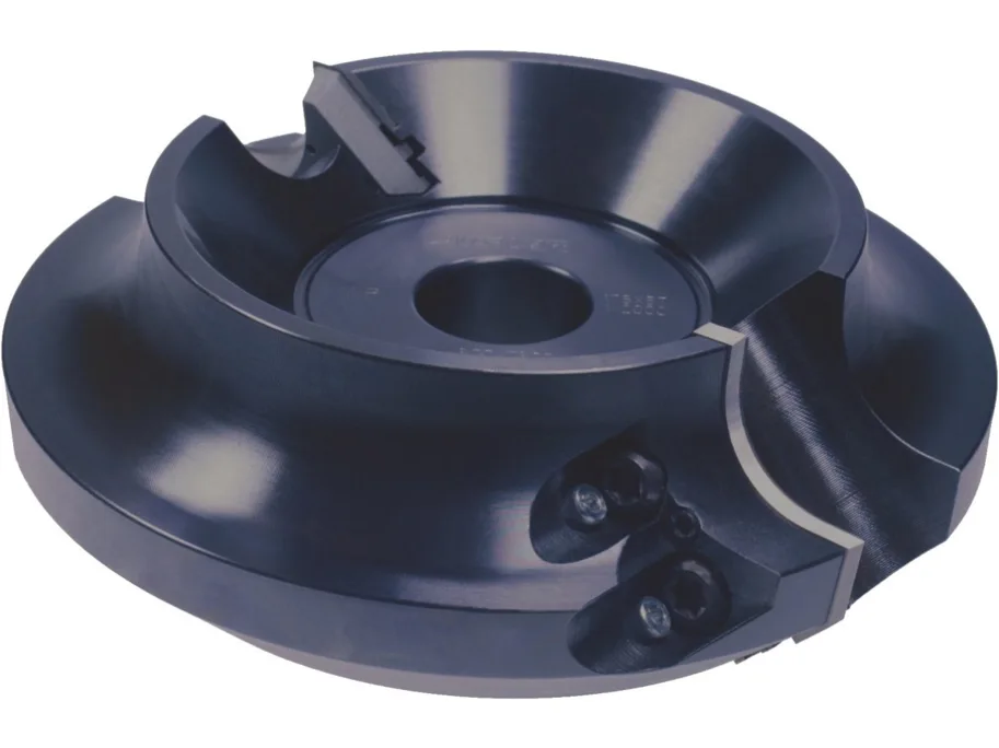 WPL Abrund-/Viertelstabfräser "R16-R20" Typ U, D=165mm, SB=49mm, BO=30mm, Z2