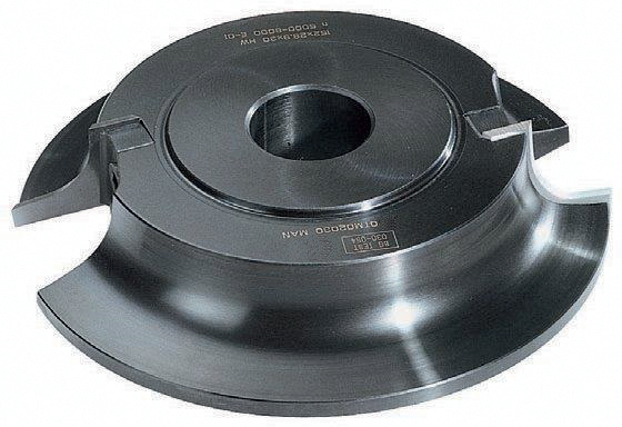 WPL Abrund-/Viertelstabfräser "R12-R20", D=167mm, SB=30mm, Bo=30(-50)mm, Z2