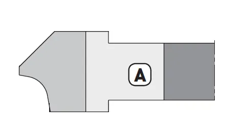 WPL Abrund- und Fasefräser R2-R5, Typ A, D=113mm, SB=16mm, BO=30mm, Z2