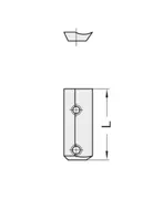 Spannkeil 16x30mm, L