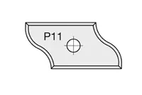 HW Profilmesser, 30x14.5x1.5mm, Profil Nr. 11