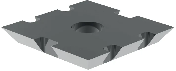 HW Vorschneider 4-schneidig, 35°, 15x15x2mm, KCR18+