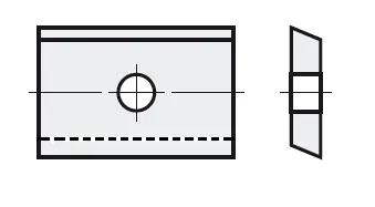 HW Wendeplatte - System OERTLI, 28x8x1.5mm, KMG18