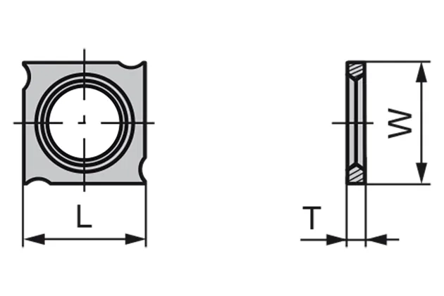 HW Nutmesser 4-schneidig, 18x18x2.95mm, ø10.4mm, KCR08