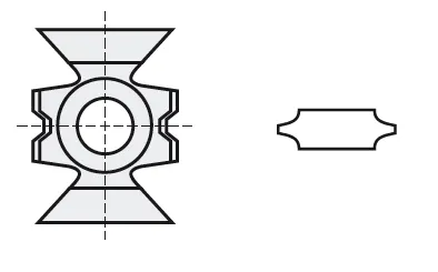 HW Wendekantenmesser MEC - System LEITZ, 15x20x7mm, R1.5, KM12/4