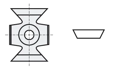 HW Wendekantenmesser - System OPPOLD, 16x22x5mm, 45°, KCR08