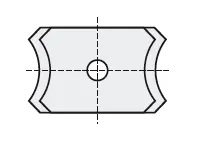 HW Abrundziehklingen, 12x20x2mm, R4