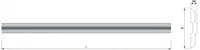 HS Wendehobelmesser - System PLANNEX, 100x14x2.2mm