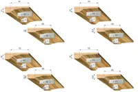 HW Profilmesser zu Abplattfräser, 19.3x27.5x2mm, Profil M2