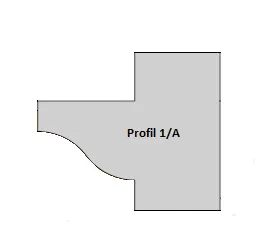 HW Profilmesser zu Konterprofilfräser 1/A