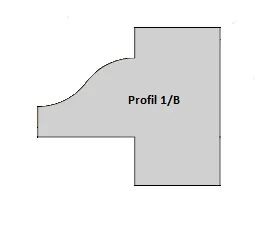HW Profilmesser zu Konterprofilfräser 1/B