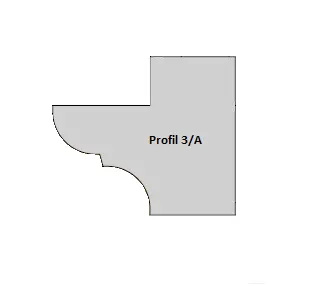 HW Profilmesser zu Konterprofilfräser 3/A