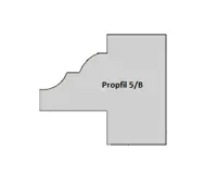 HW Profilmesser zu Konterprofilfräser 5/B