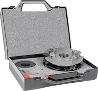 WPL Profilfräser-Set, Alukörper, D=132mm, SB=25mm, BO=30(-35)mm, Z2