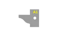 HW Profilmesser zu Konterprofilfräser A1, 25x29.8x2mm