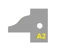 HW Profilmesser zu Konterprofilfräser A2, 25x29.8x2mm
