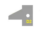 HW Profilmesser zu Konterprofilfräser D2, 25x29.8x2mm