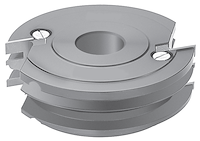 WPL Konterprofilfräser, Stahlkörper, D=120mm, SB=40mm, BO=30(-40)mm, Z2