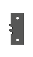 HW Profilmesser zu Verleimfräser, 50x19x2mm