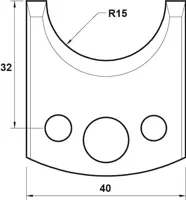 HW Profilmesser, 40mm, Nr. 066