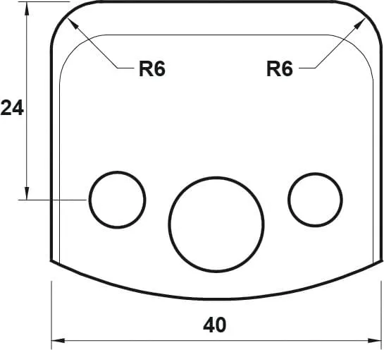 HW Profilmesser, 40mm, Nr. 069