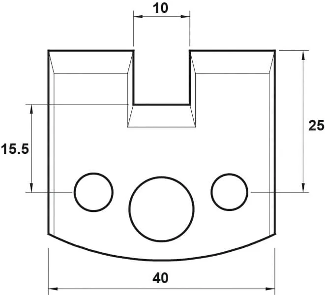 HW Profilmesser, 40mm, Nr. 092
