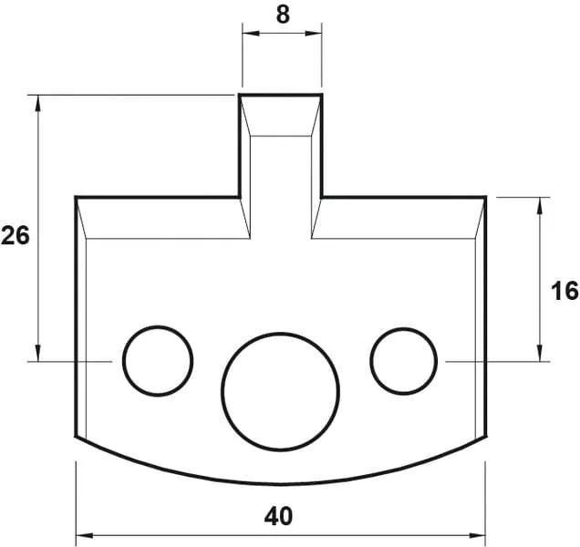 HW Profilmesser, 40mm, Nr. 094