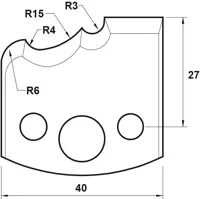 HW Profilmesser, 40mm, Nr. 101
