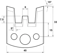 HW Profilmesser, 40mm, Nr. 113