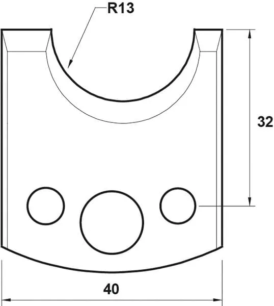 HW Profilmesser, 40mm, Nr. 119