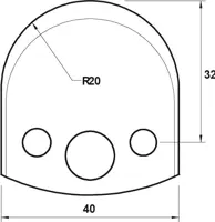 HW Profilmesser, 40mm, Nr. 131