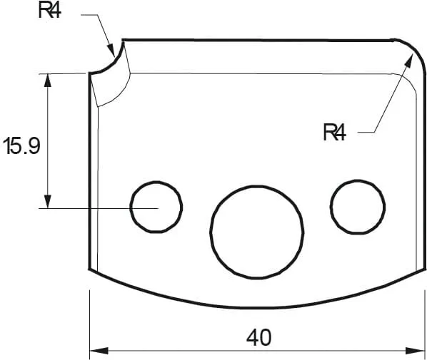 HW Profilmesser, 40mm, Nr. 171