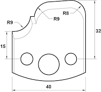 Abweiser, 40mm, Nr. 068