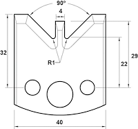 Abweiser, 40mm, Nr. 071