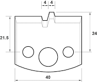 Abweiser, 40mm, Nr. 074