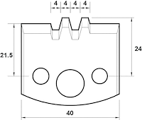 Abweiser, 40mm, Nr. 075