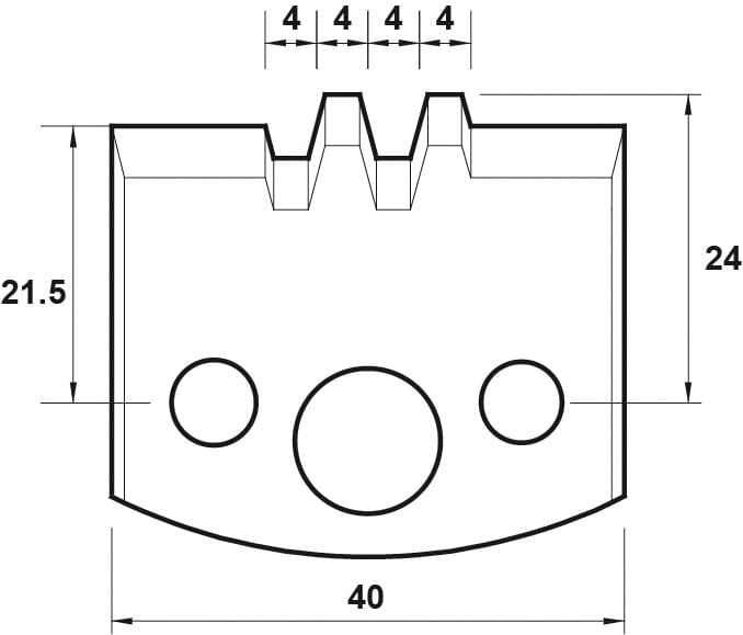 Abweiser, 40mm, Nr. 075
