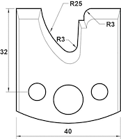 Abweiser, 40mm, Nr. 078