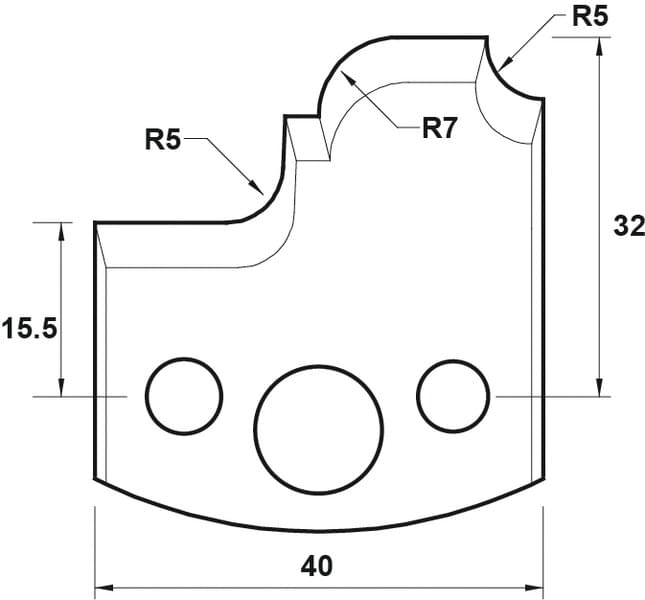 Abweiser, 40mm, Nr. 082