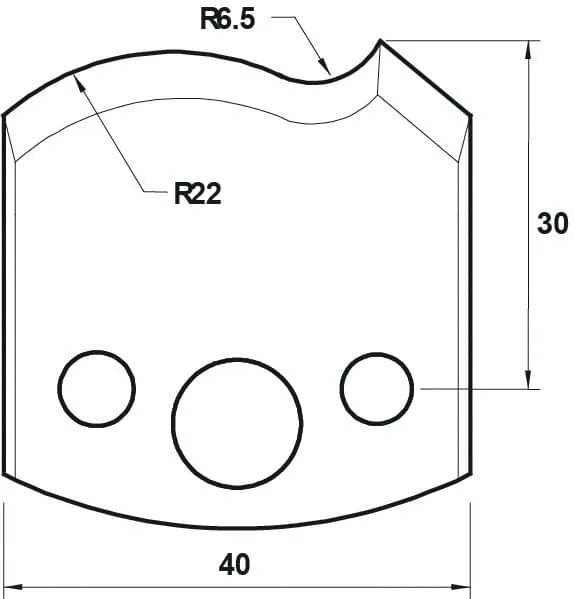 Abweiser, 40mm, Nr. 128
