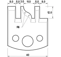 SP Profilmesser, 40mm, Nr. 138