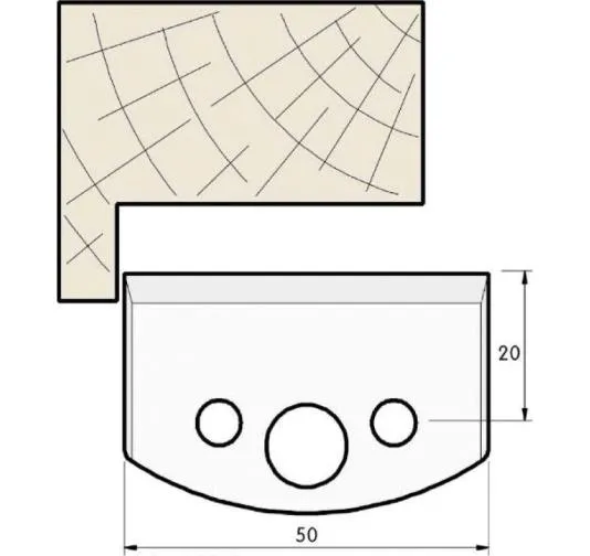 HW Profilmesser, 50mm, Nr. 500