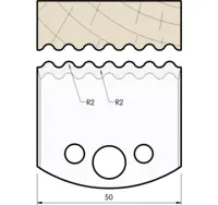 SP Profilmesser, 50mm, Nr. 552