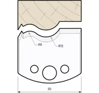 HS Profilmesser, 50mm, Nr. 578