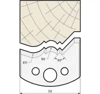 HW Profilmesser, 50mm, Nr. 503