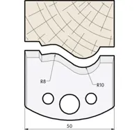 HW Profilmesser, 50mm, Nr. 510