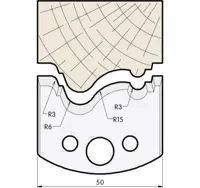HW Profilmesser, 50mm, Nr. 512