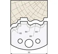 HW Profilmesser, 50mm, Nr. 515