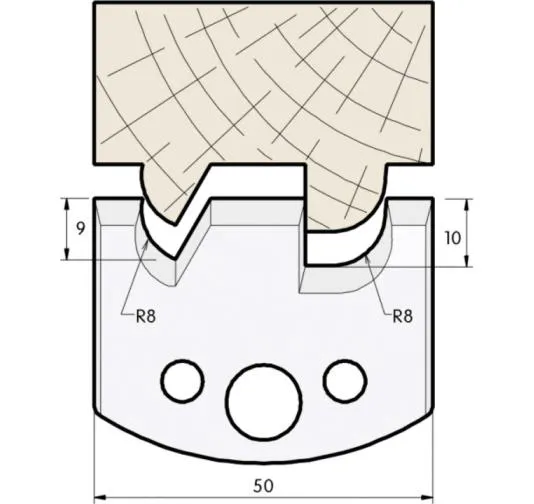 HW Profilmesser, 50mm, Nr. 517