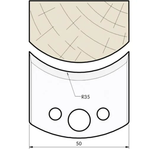 HW Profilmesser, 50mm, Nr. 548